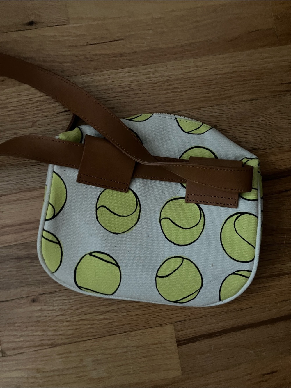 Clare V. Tennis Print Crossbody Bag - Picture 3 of 6
